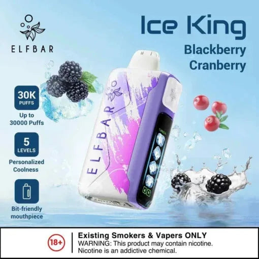 Elf Bar Ice King - Blackberry Cranberry - 30K 30000 Puffs
