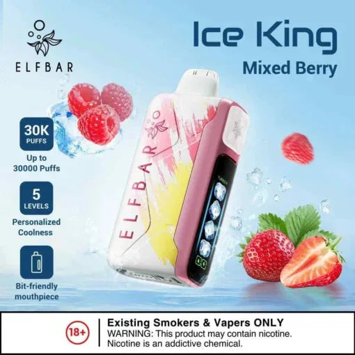 Elf Bar Ice King - Mixed Berries - 30K 30000 Puffs