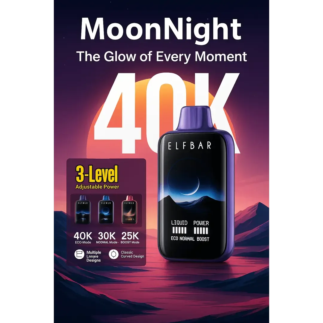 Elf Bar Moon Night - Blueberry Raspberry Watermelon