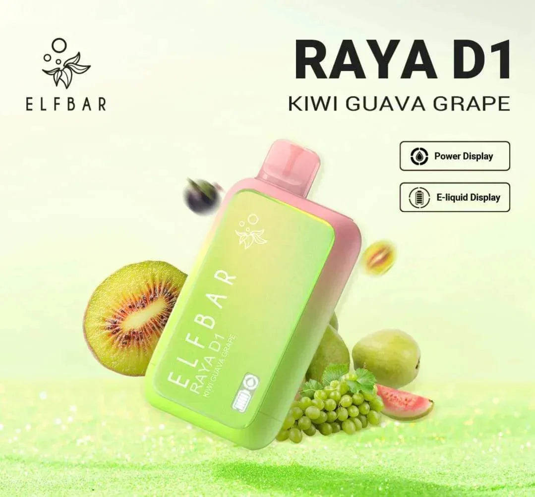 Elf Bar Raya D1 - Kiwi Guava Grape