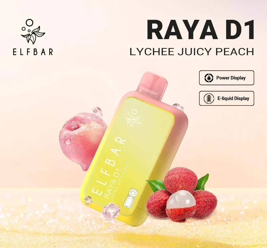 Elf Bar Raya D1 - Lychee Juicy Peach