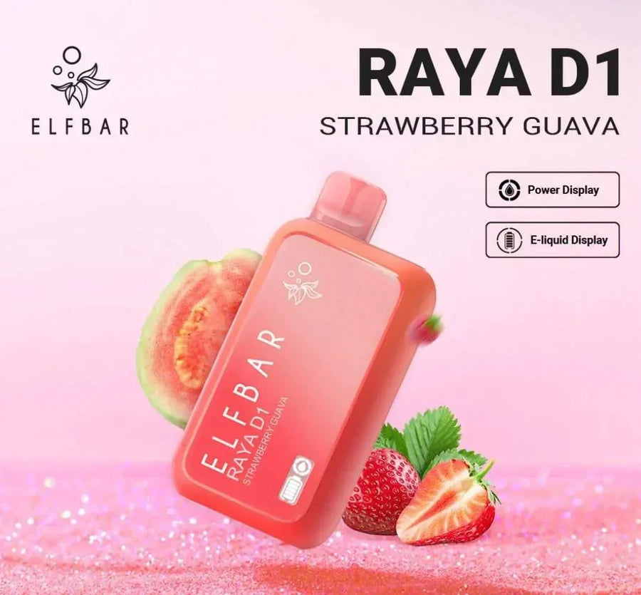 Elf Bar Raya D1 - Strawberry Guava