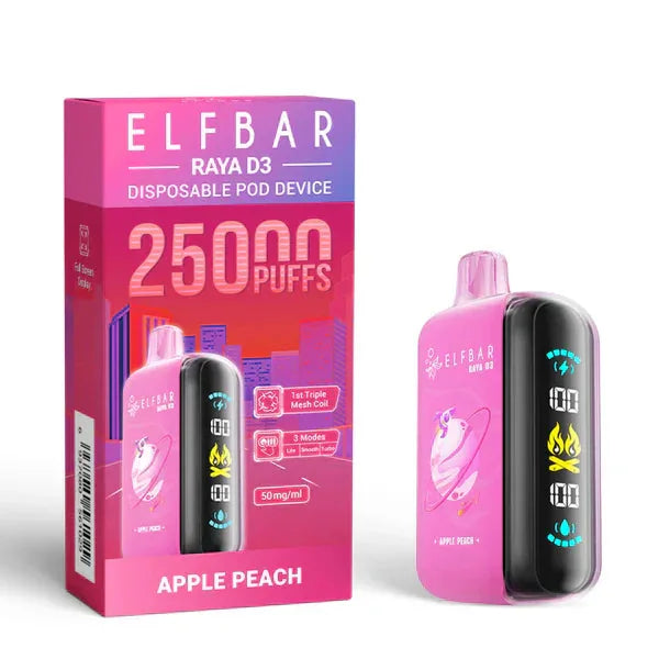 Elf Bar Raya D3 Apple Peach - 25000