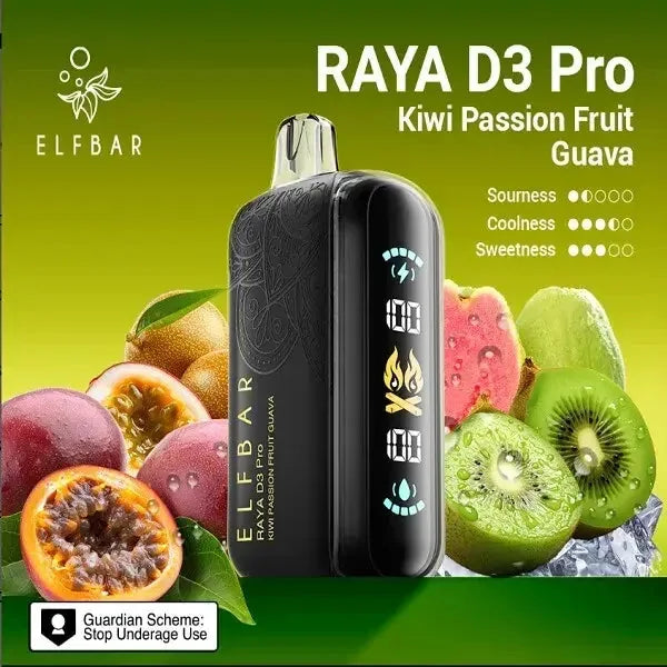 Elf Bar Raya D3 Pro - Kiwi Passion Fruit Guava